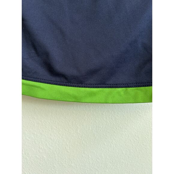 Fila Pleated Tennis Skorts L Golf Mini Skirt Blue/green Activewear Pickleball - Picture 6 of 8